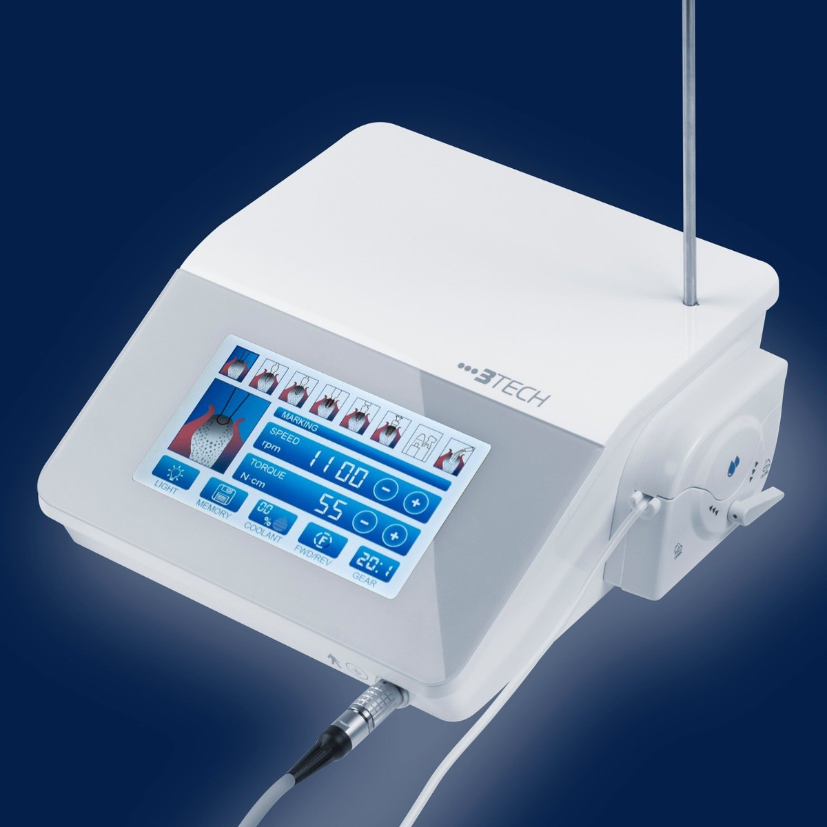3TECH LED IMPLANT UNIT POWER PRO With 20:1 Contra-Angle